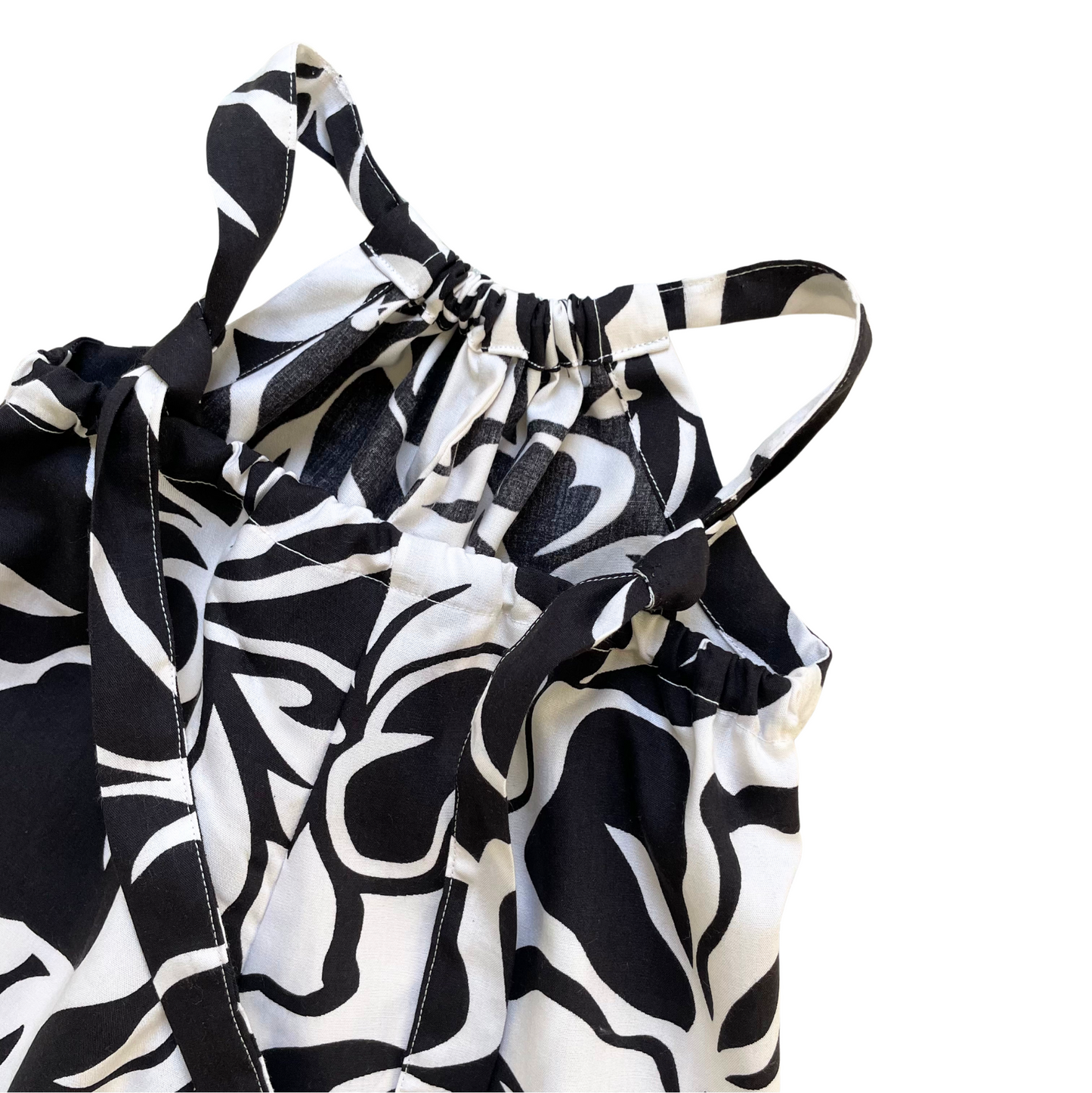 TWO-TONE JUMPSUIT