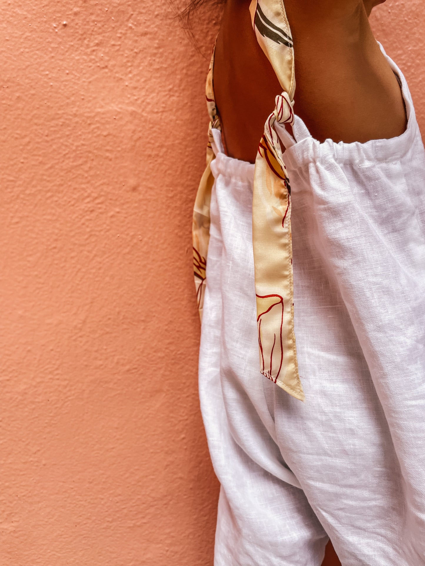 LINEN JUMPSUIT | WHITE