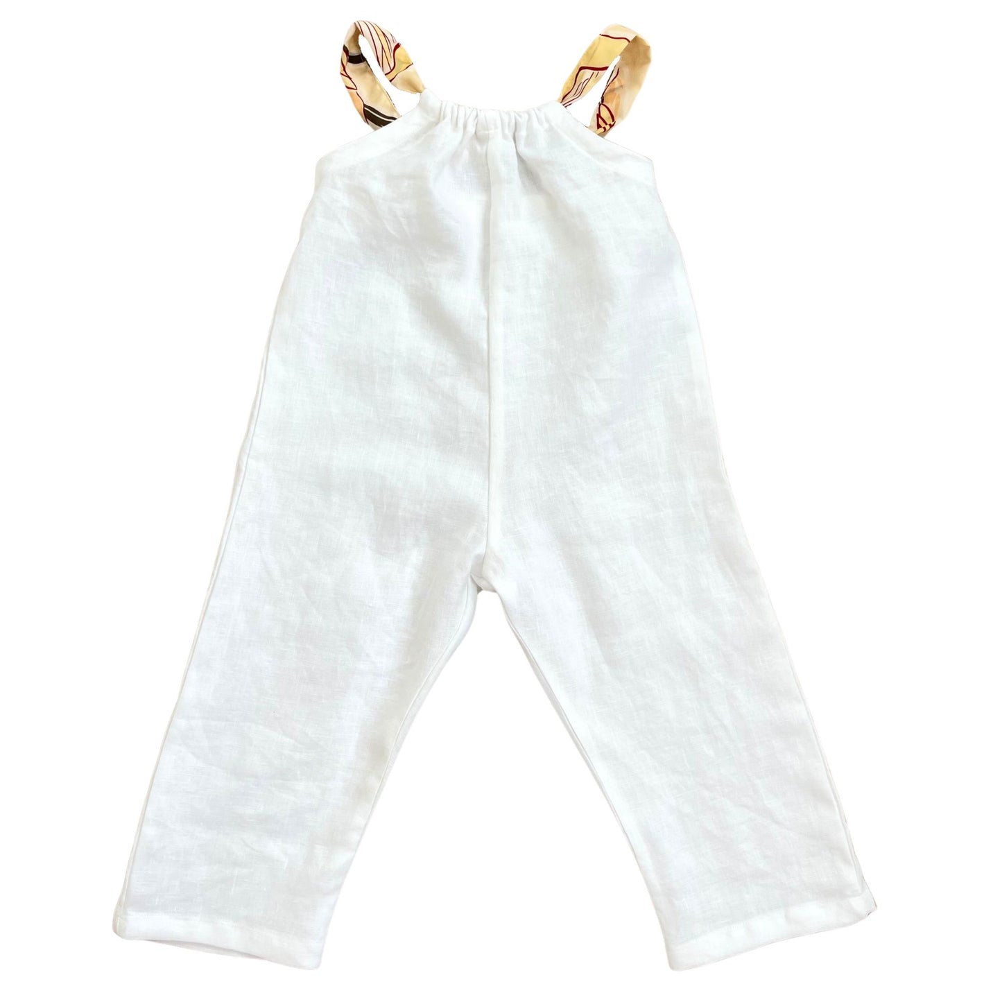 LINEN JUMPSUIT | WHITE