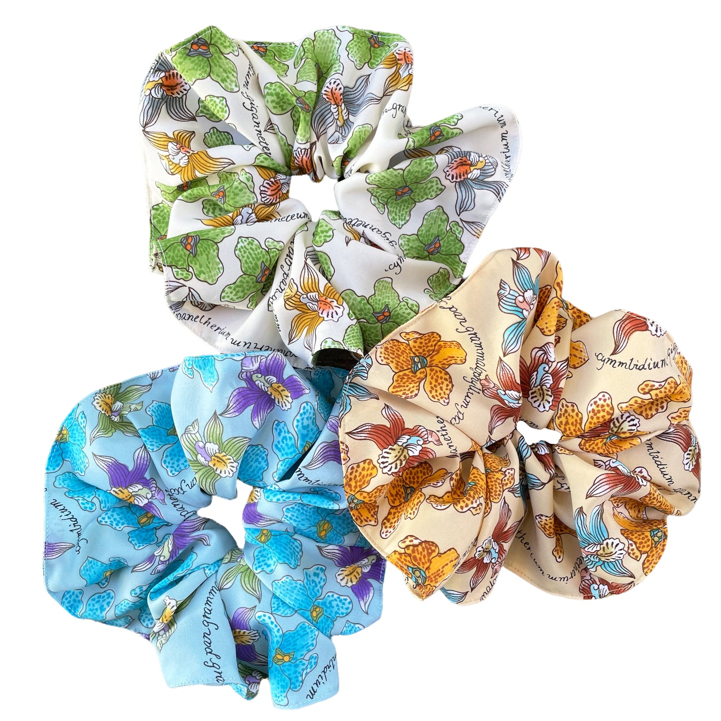 BLOOM SCRUNCHIE | ORCHID 3PCS SET