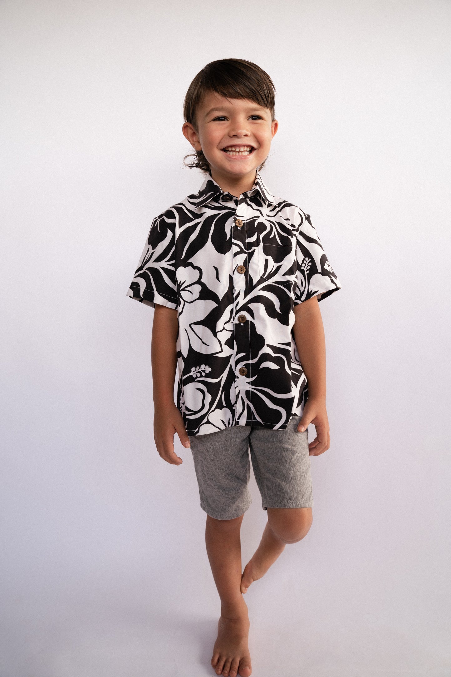 TWO-TONE KIDS SHIRT